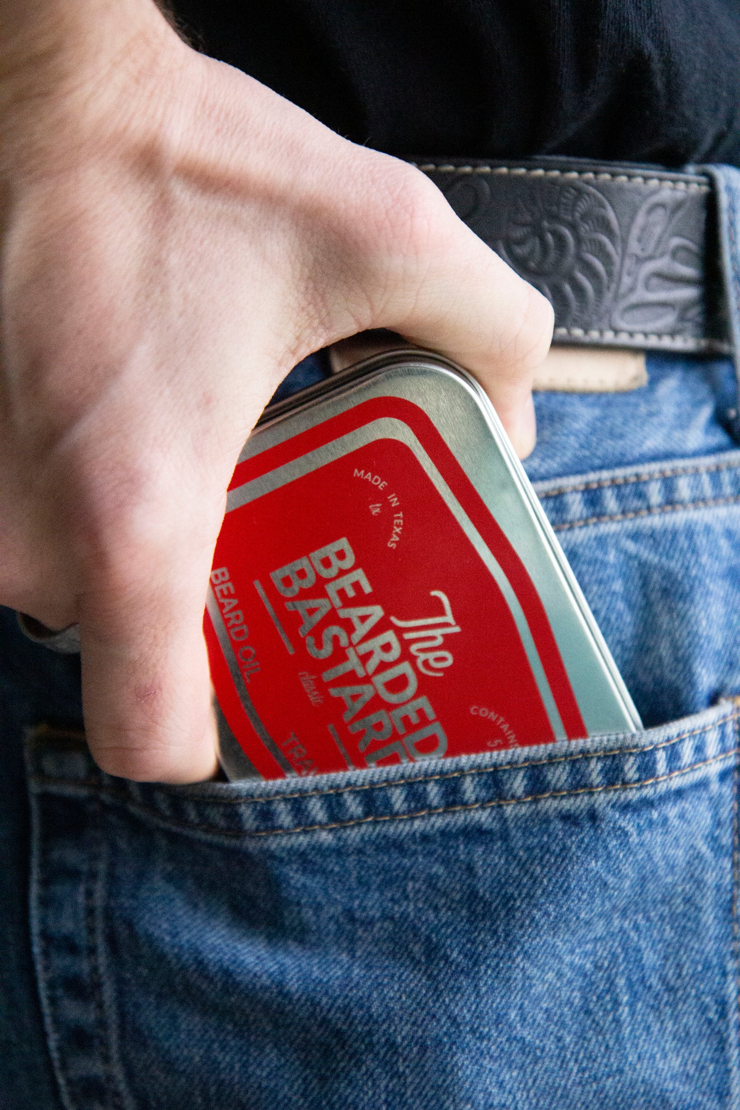 Vintage Classic Beard Oil Travel Tin